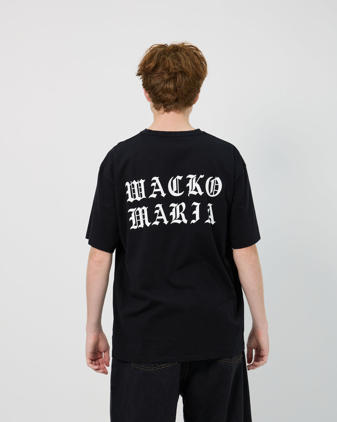 Washed Heavy Weight Crewneck Type-4 Tee | Black