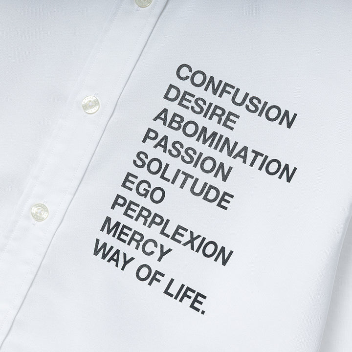 BD 01 / LS / CTPL. Oxford. RF | White