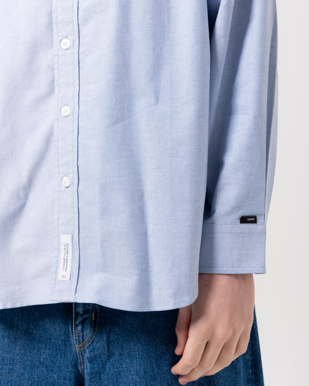 BD 01 / LS / Cotton. Oxford | Blue