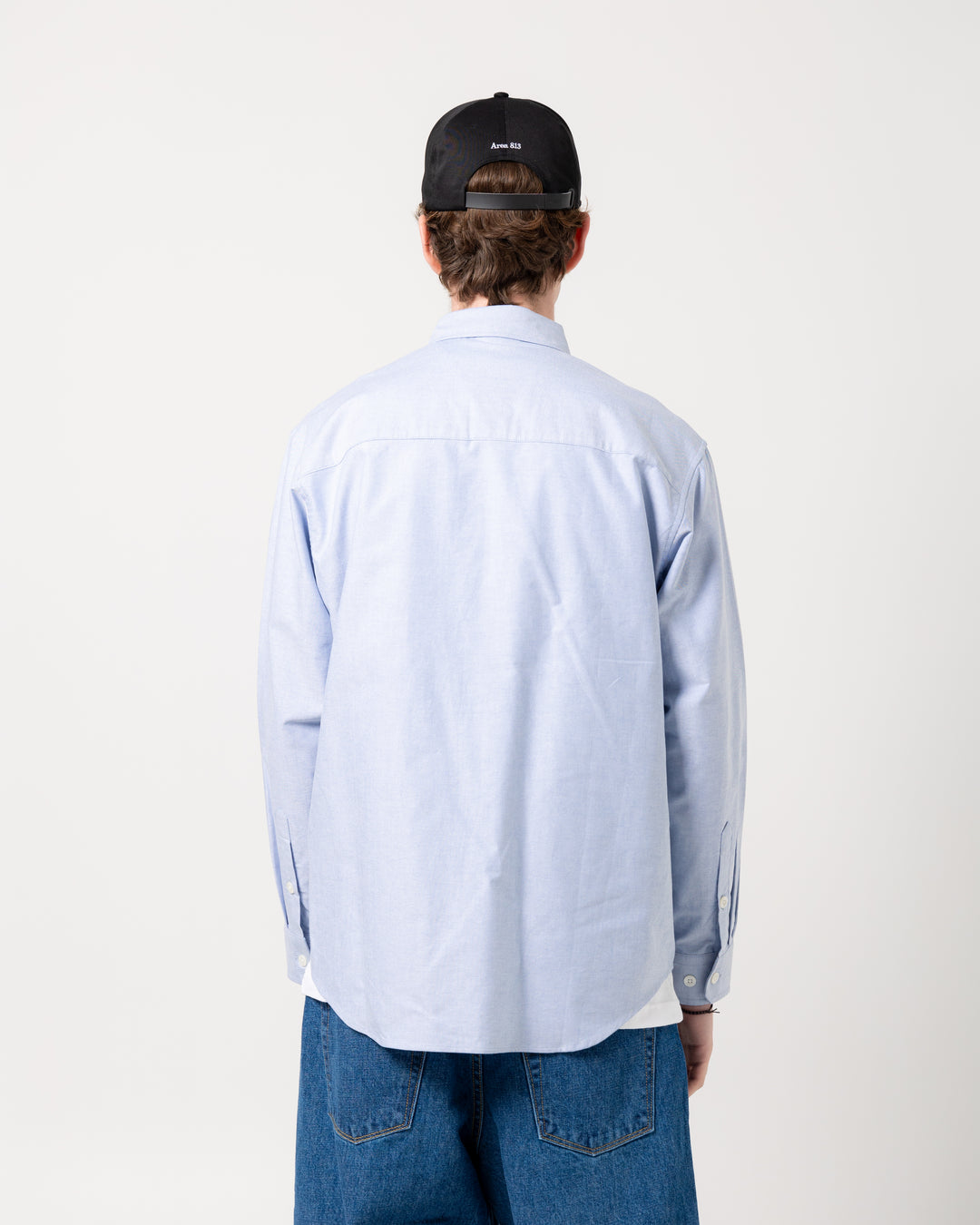 BD 01 / LS / Cotton. Oxford | Blue