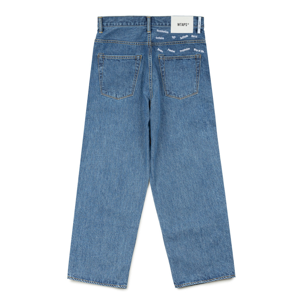WTAPS Blues Straight / Trousers / Cotton. Denim | Indigo WTAPS Blues Straight / Trousers / Cotton. Denim | Indigo