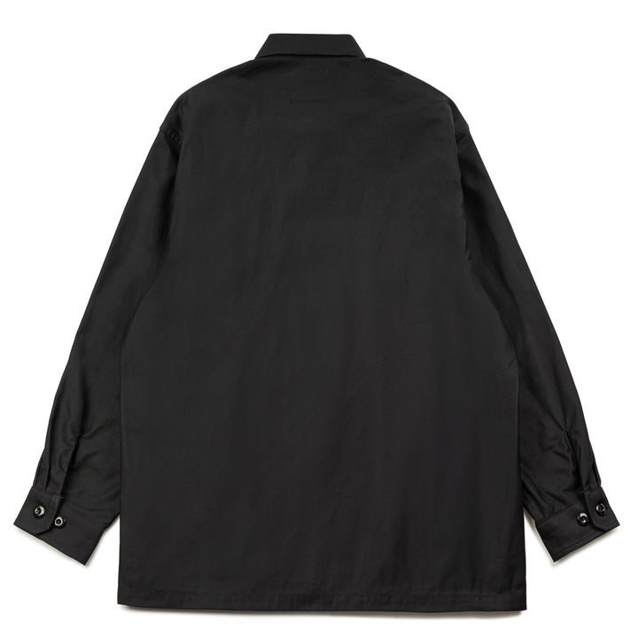 CBW / LS / Cotton. Satin | Black