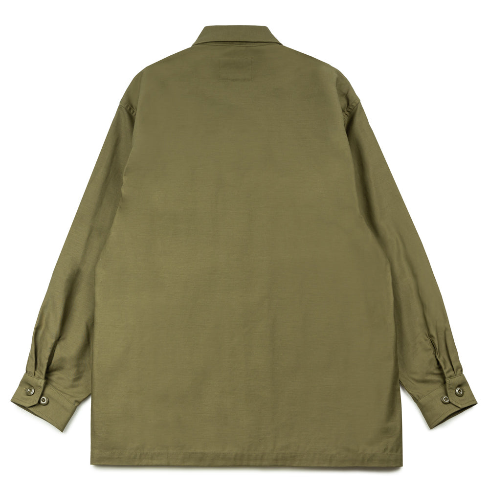 CBW / LS / Cotton. Satin | Olive Drab