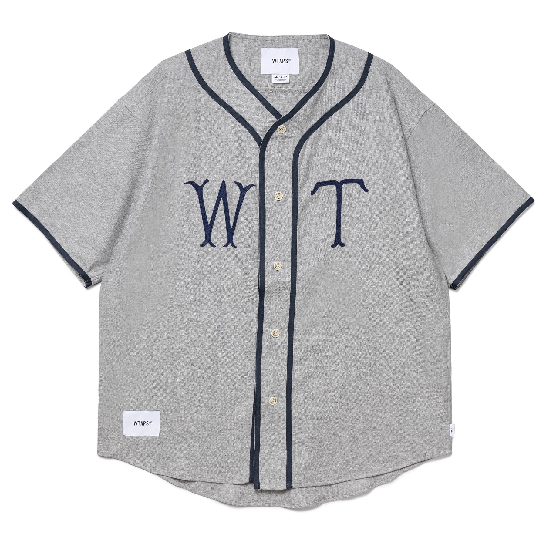 WTAPS League / SS / Cotton. Twill | Gray WTAPS League / SS / Cotton. Twill | Gray