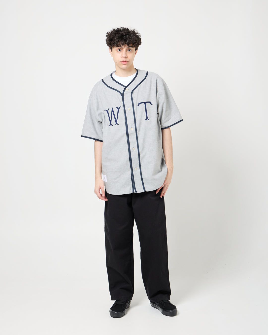 League / SS / Cotton. Twill | Gray
