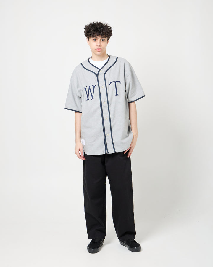 League / SS / Cotton. Twill | Gray