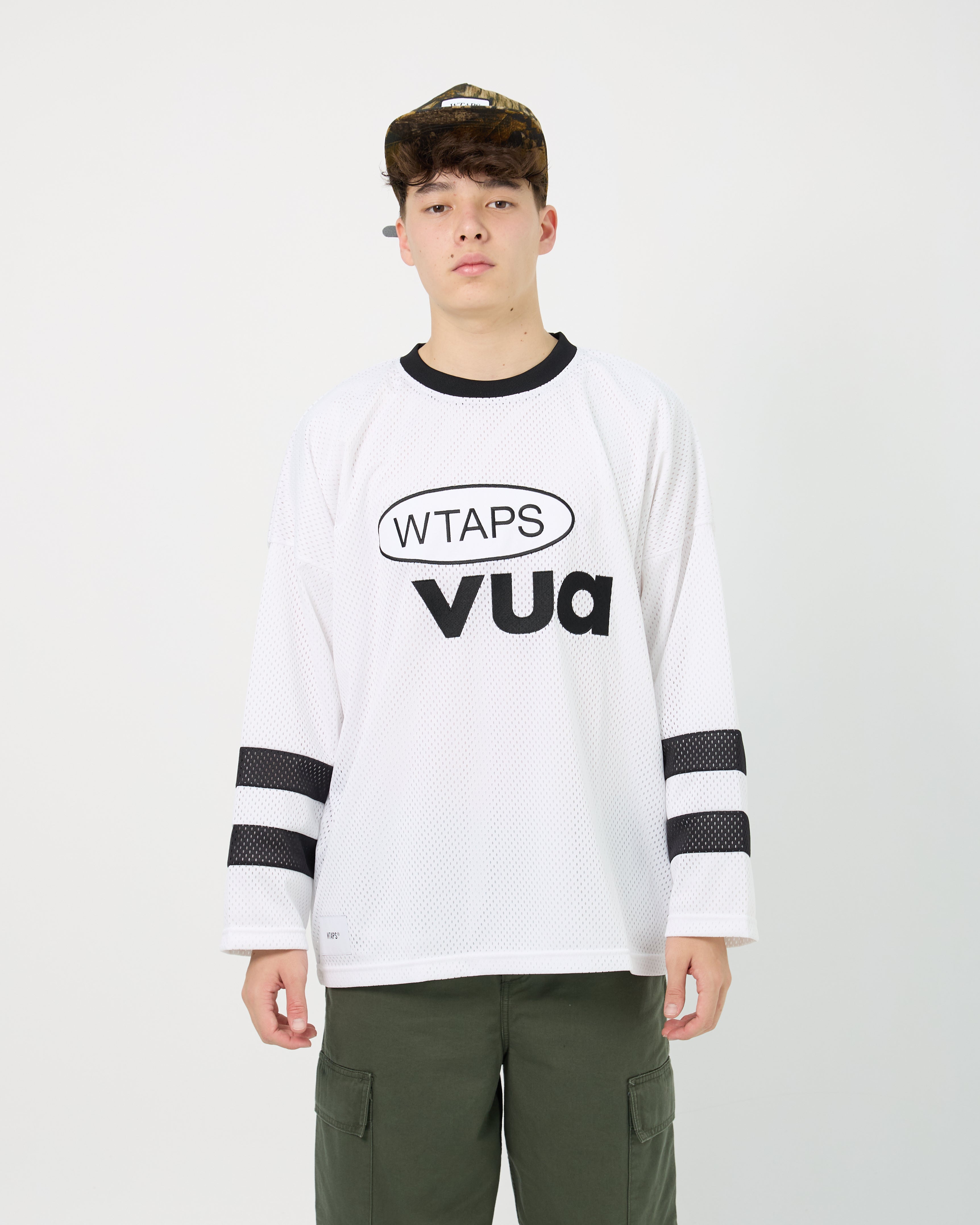 トップス WTAPS 25AW NETMINDER / LS / POLY / WHITE WTAPS Netminder / LS / Poly | White