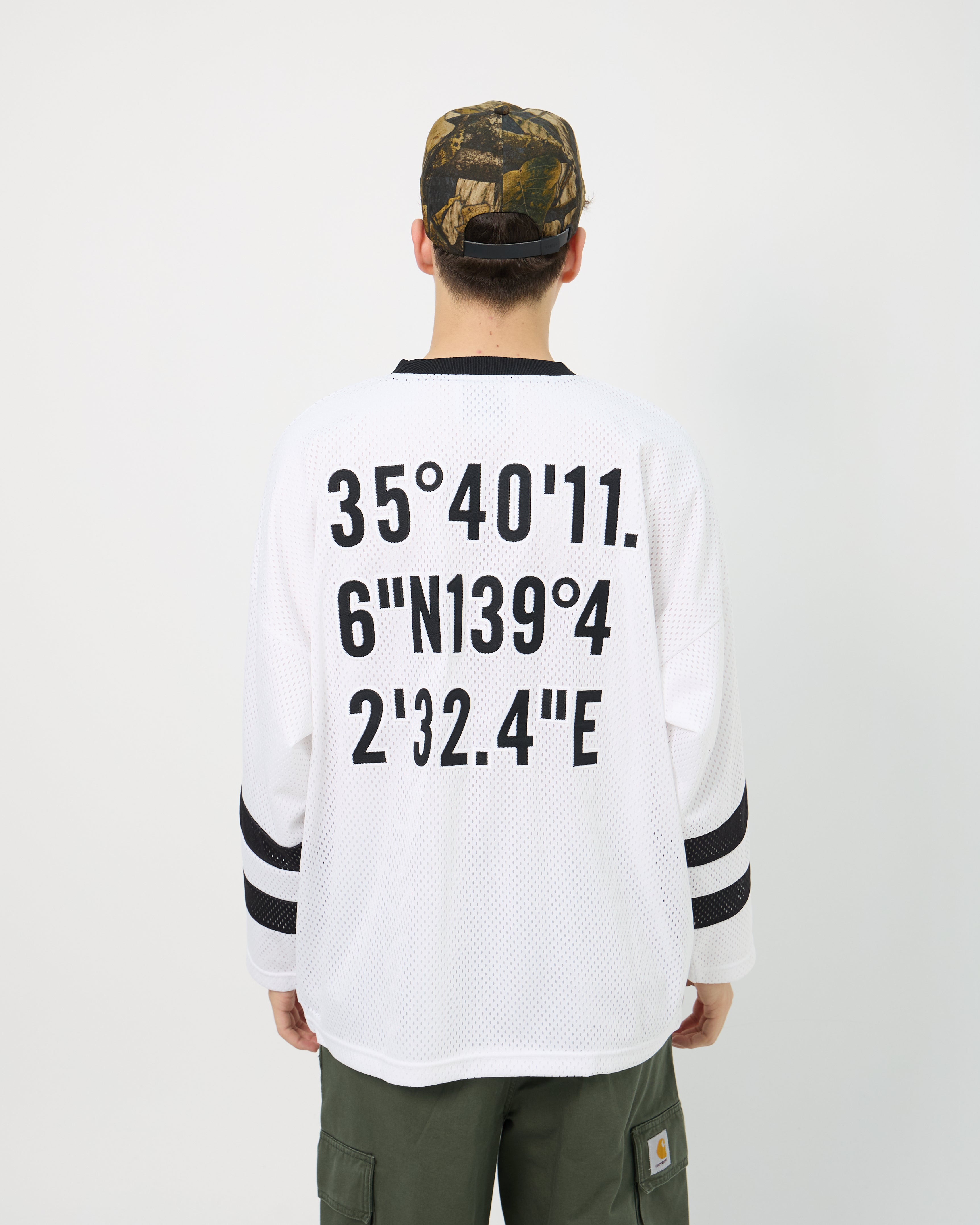 WTAPS Netminder / LS / Poly | White