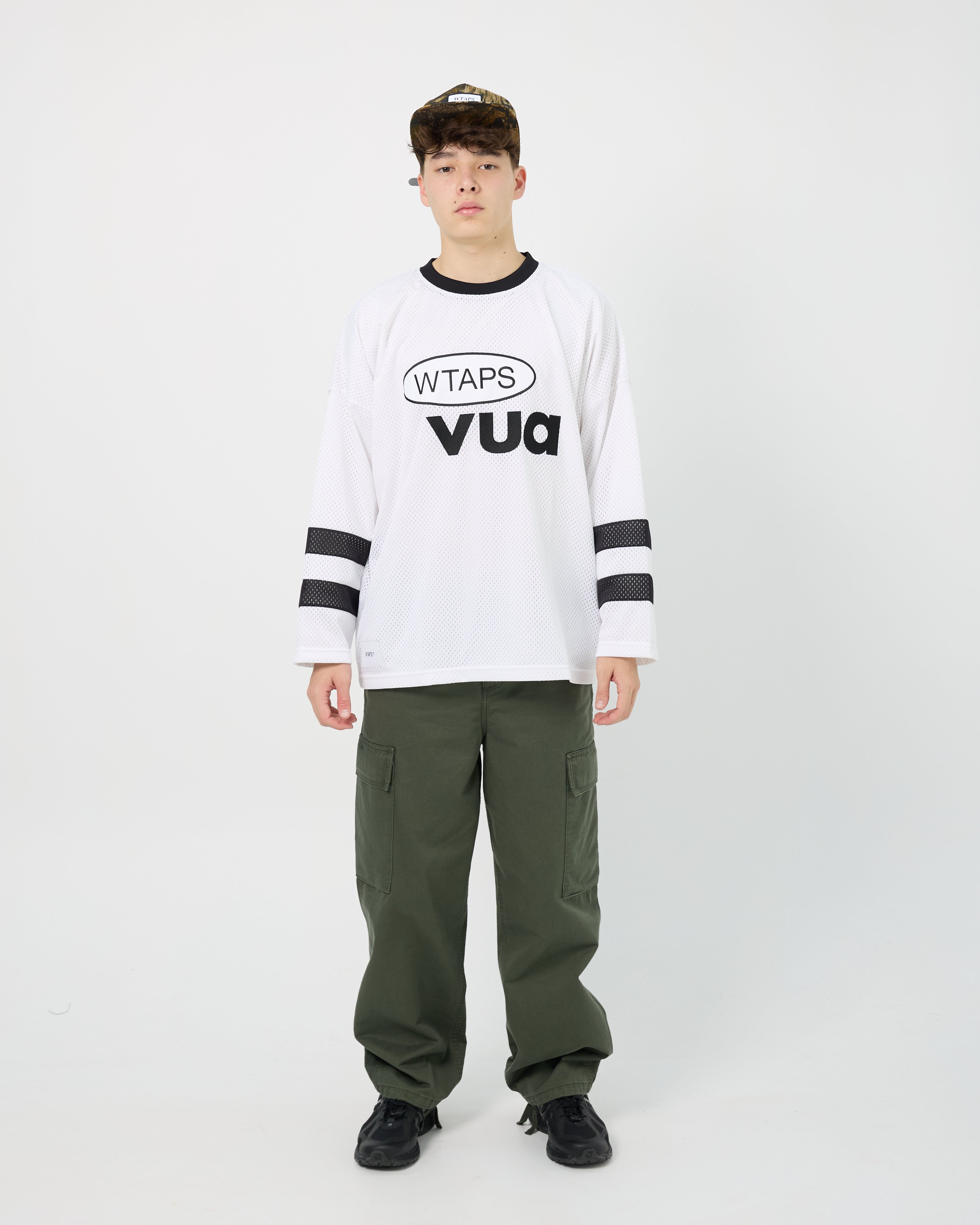 WTAPS Netminder / LS / Poly | White