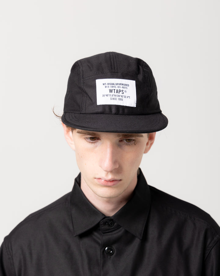 T-5 01 / Cap / Cotton. Satin | Black