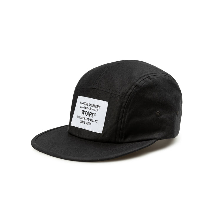 T-5 01 / Cap / Cotton. Satin | Black