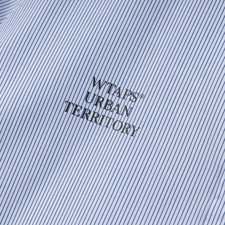 TXT 01 / SS / CTPL. Broadcloth. Textile | Blue