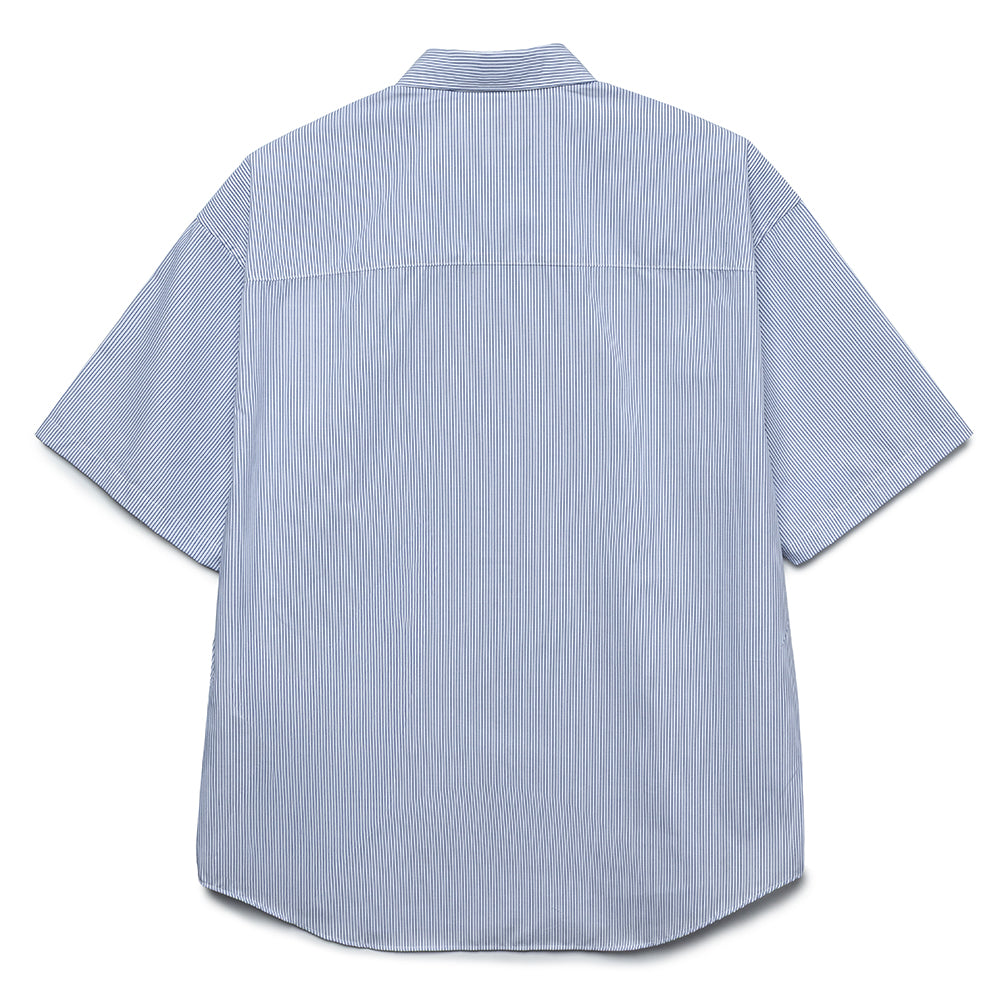 TXT 01 / SS / CTPL. Broadcloth. Textile | Blue
