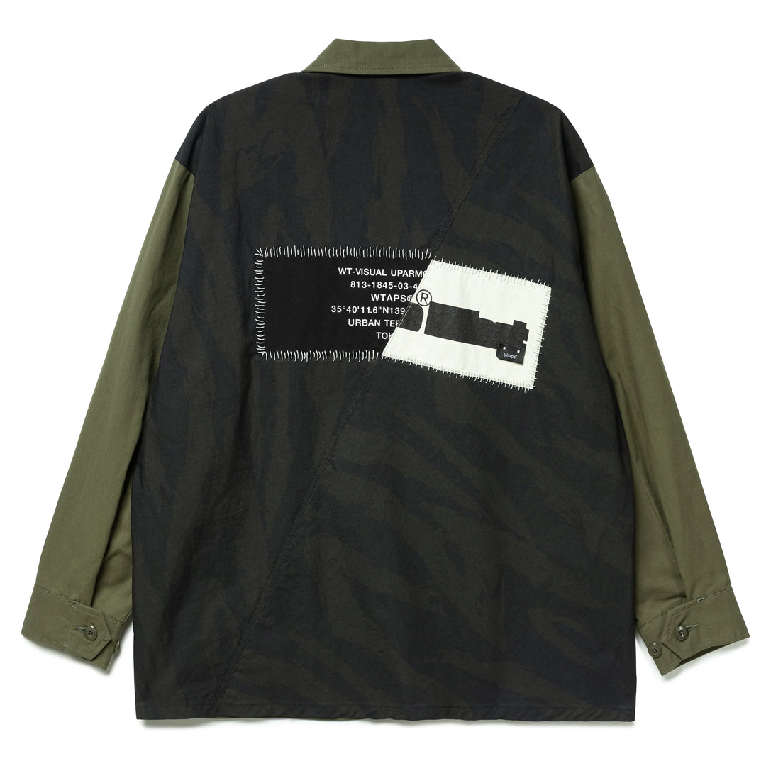 WTAPS Veiny / LS / Cotton. Twill | Olive Drab WTAPS Veiny / LS / Cotton. Twill | Olive Drab