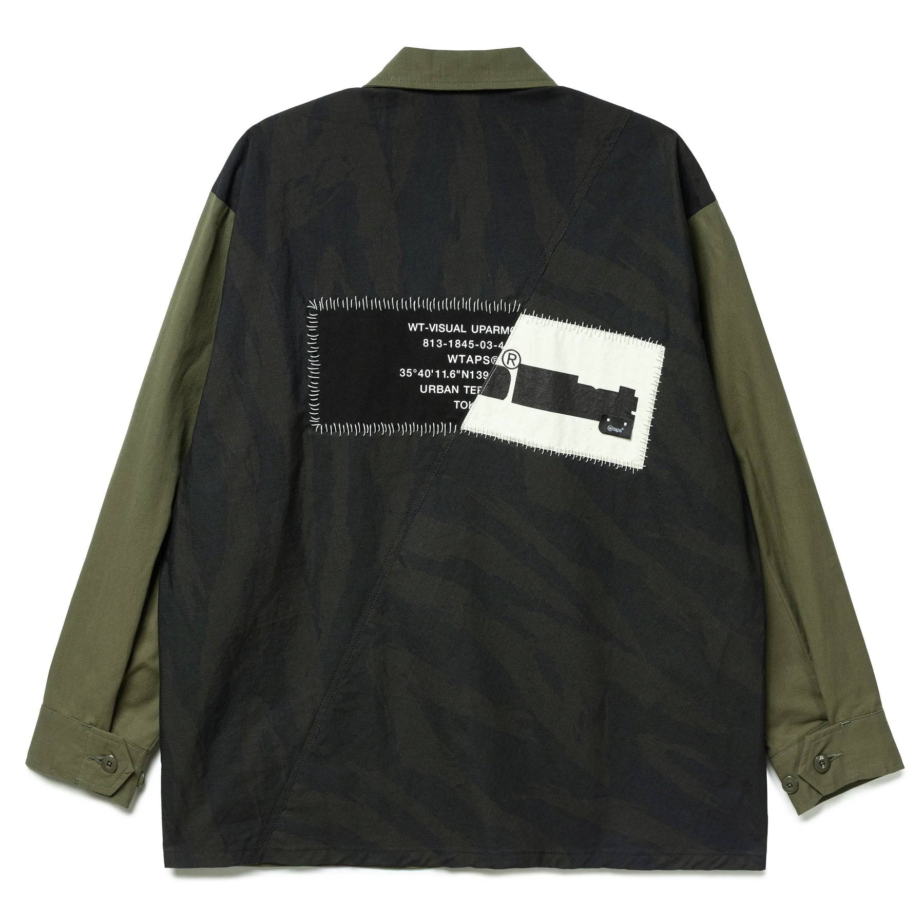 WTAPS Veiny / LS / Cotton. Twill | Olive Drab WTAPS Veiny / LS / Cotton. Twill | Olive Drab