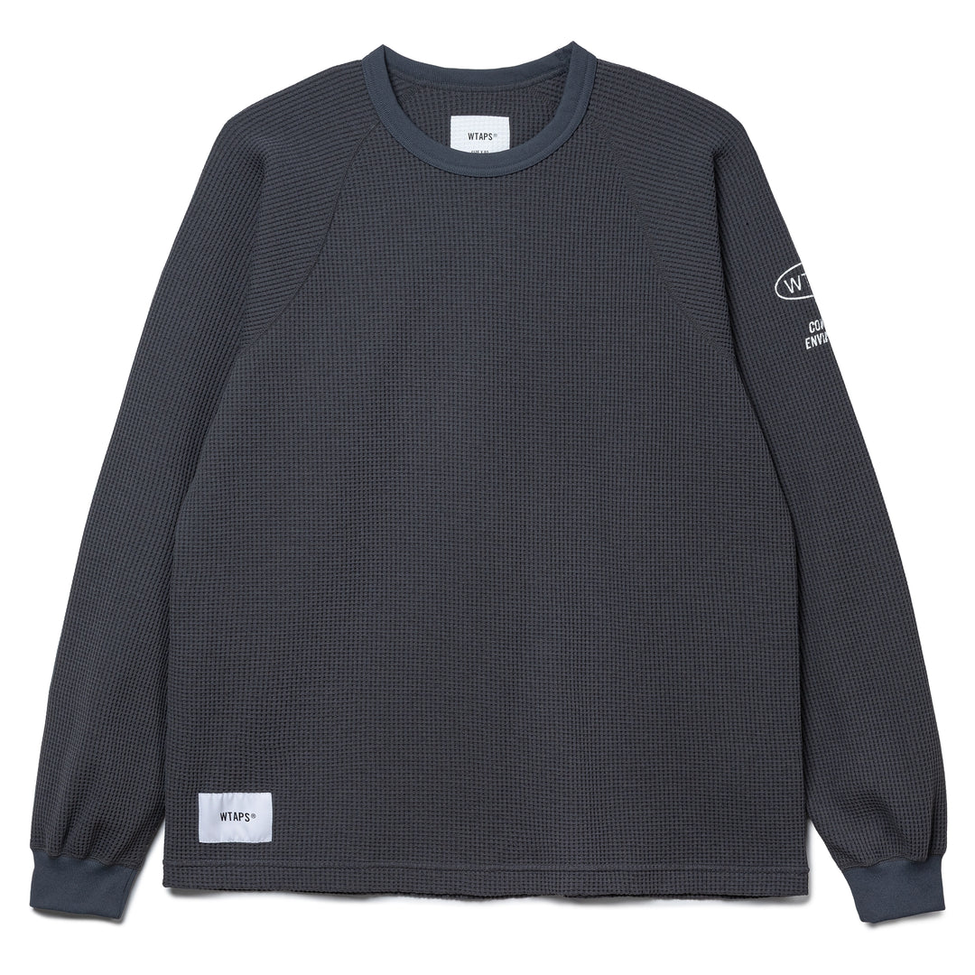 WTAPS Waffle / LS / Poly | Grey WTAPS Waffle / LS / Poly | Grey