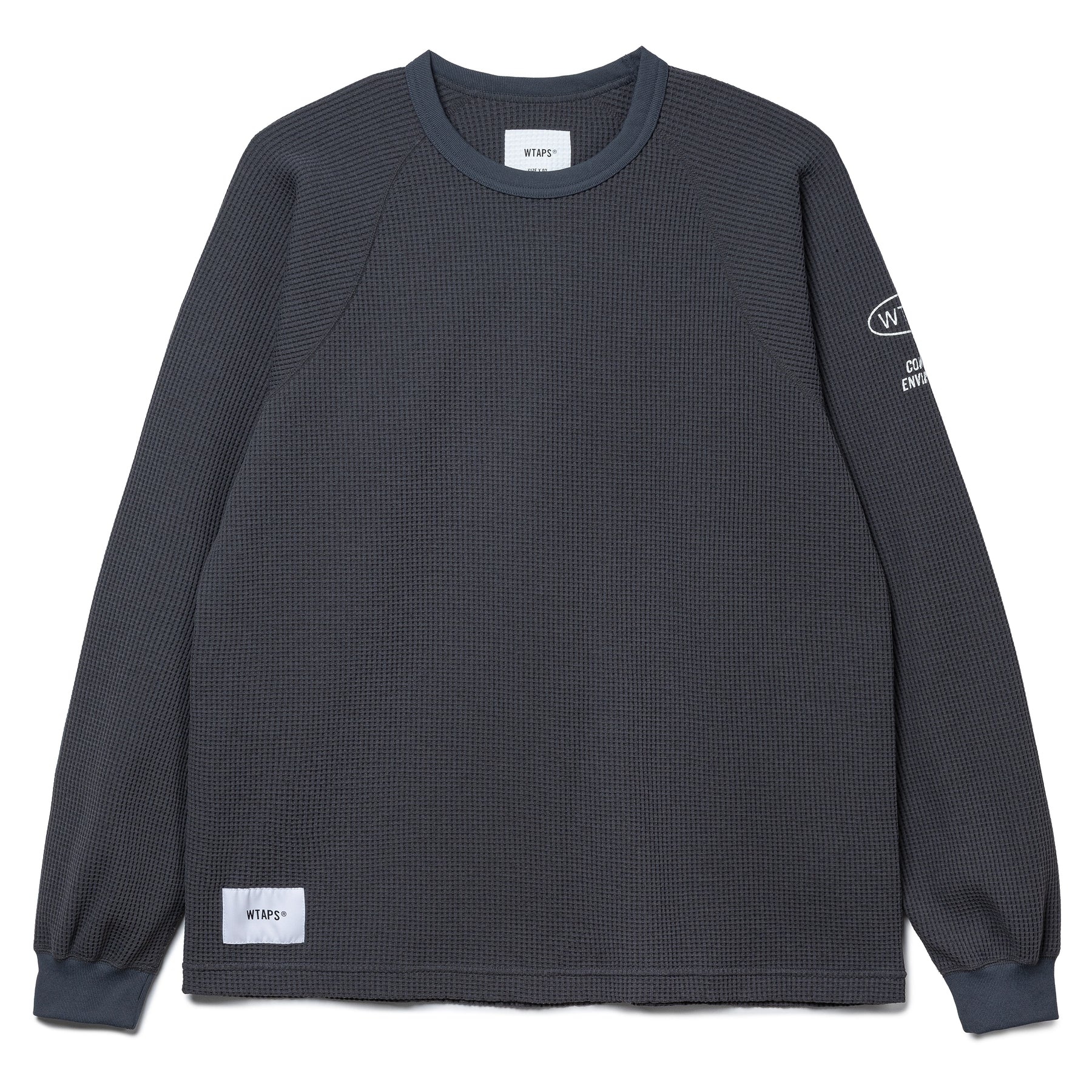 WTAPS Waffle / LS / Poly | Grey WTAPS Waffle / LS / Poly | Grey