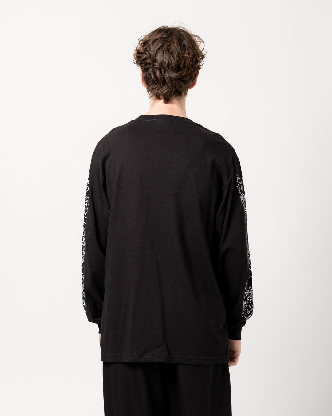 56 Tattoo Studio Crew Neck L/S Tee | Black