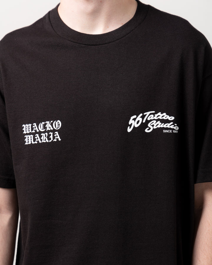 56 Tattoo Studio Crew Neck Tee | Black