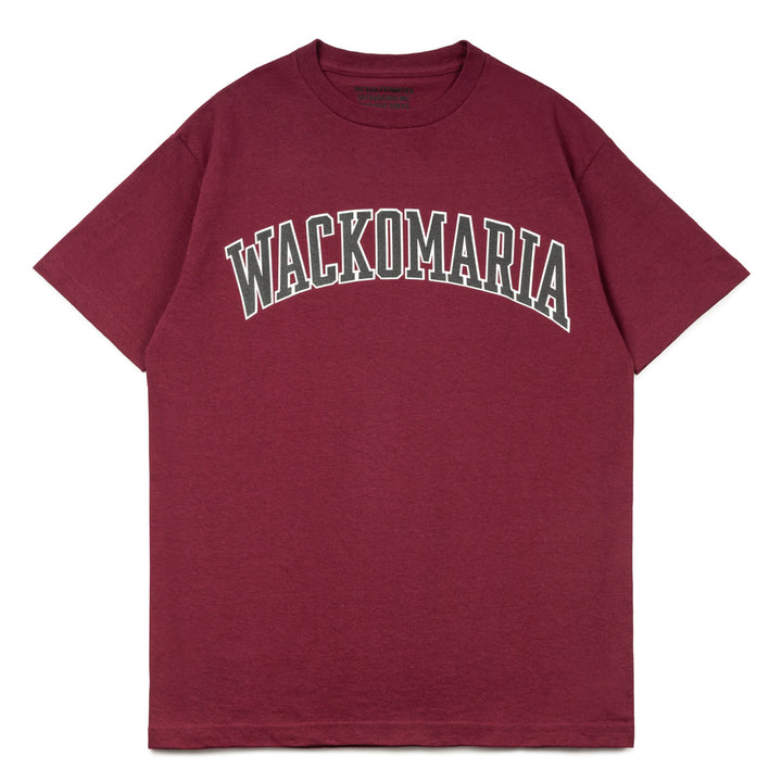 Crew Neck Tee | Burgundy