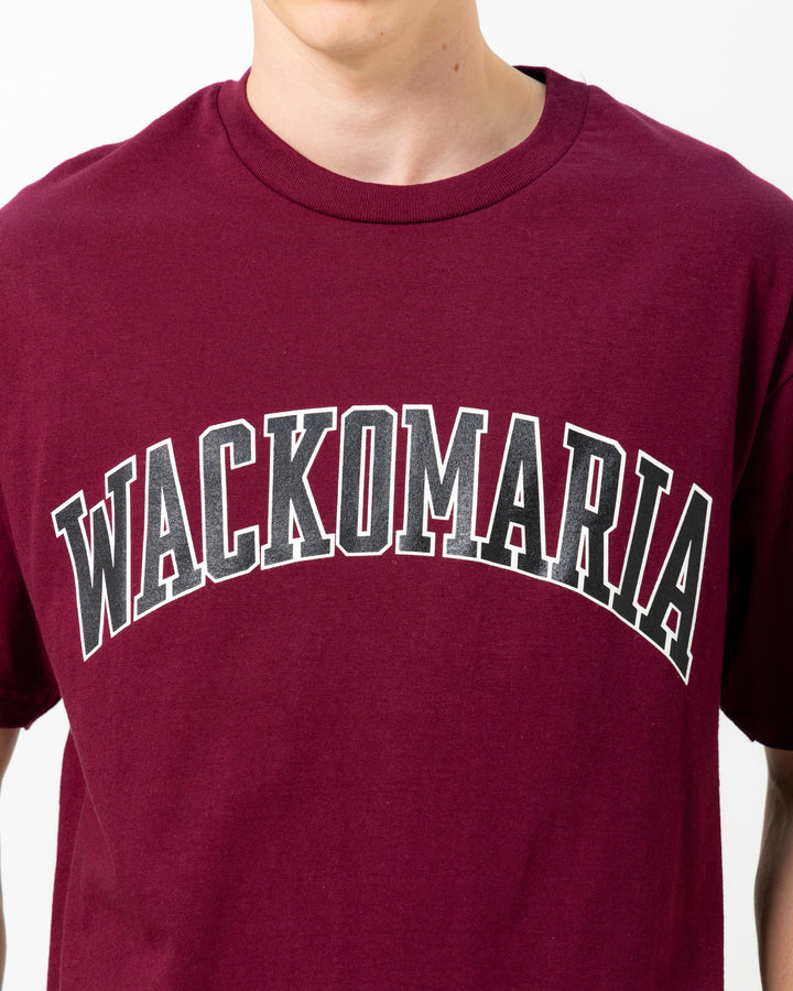 Crew Neck Tee | Burgundy