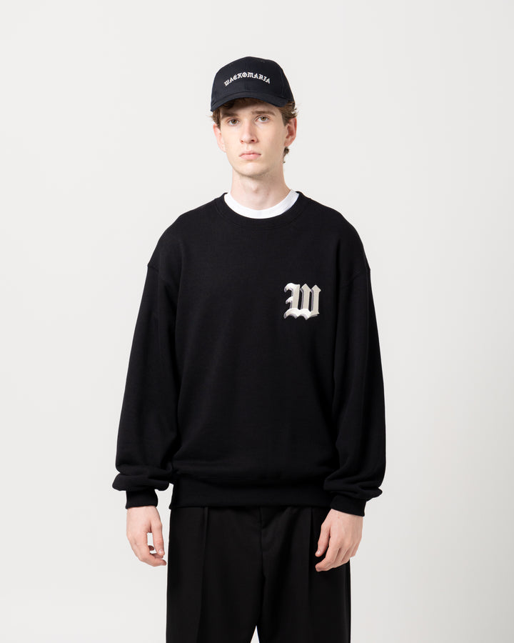 Middle Weight Crew Neck Sweatshirt | Black