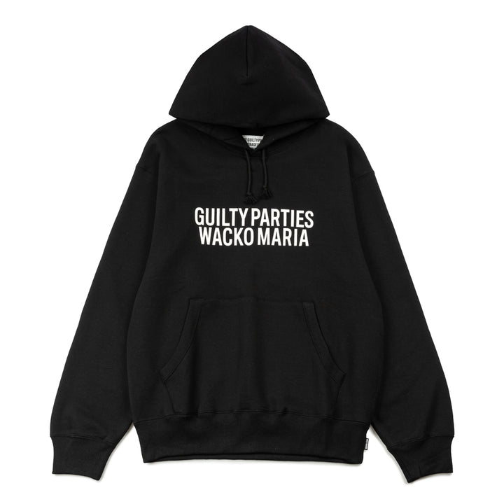 Middle Weight Pullover Hooded Sweatshirt | Black