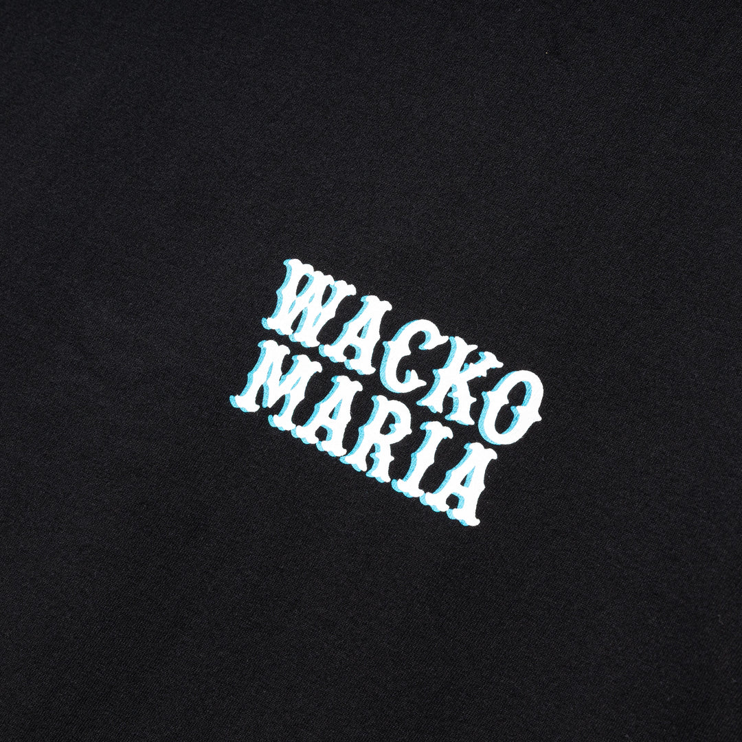 Washed Heavy Weight Crew Neck Type-7 Tee | Black