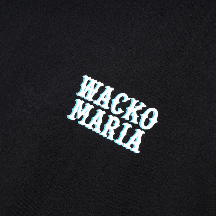 Washed Heavy Weight Crew Neck Type-7 Tee | Black