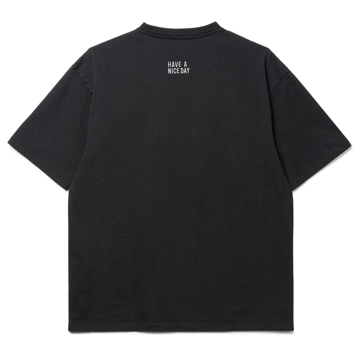 Washed Heavy Weight Crew Neck Type-7 Tee | Black