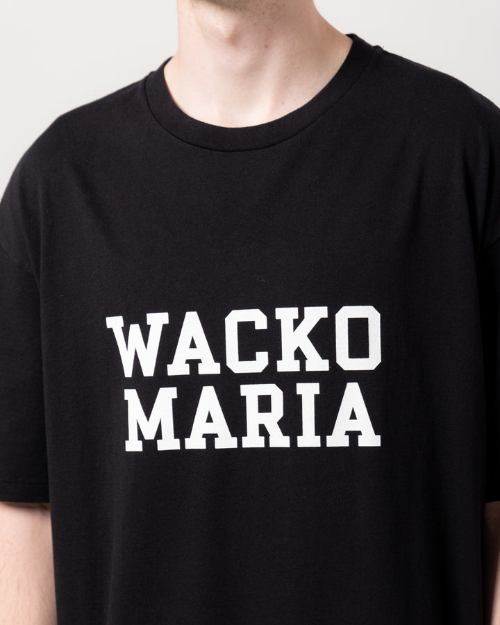 Washed Heavy Weight Crewneck Tee | Black