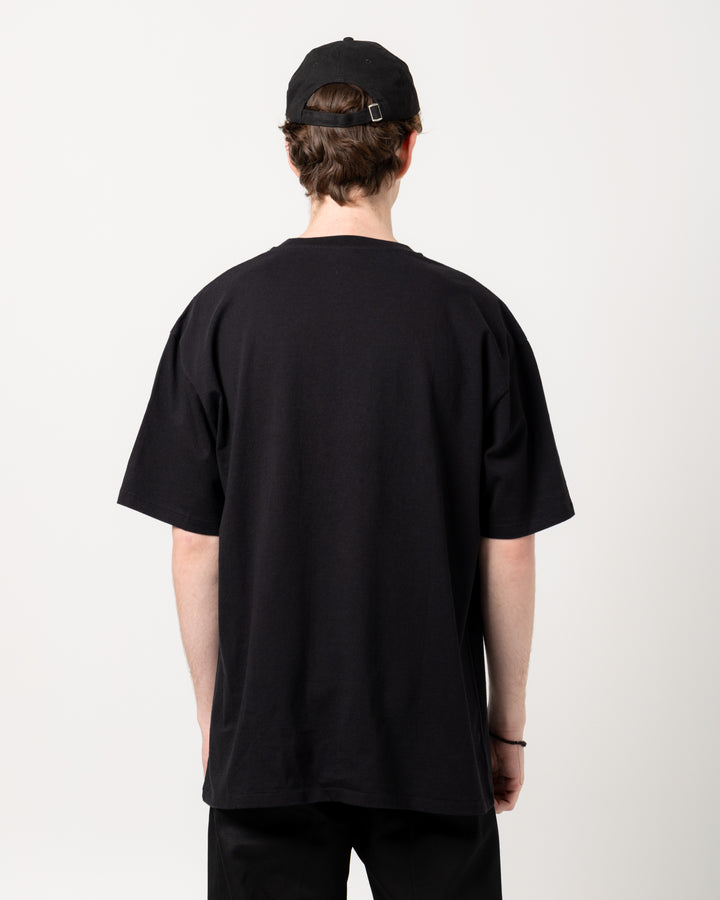 Washed Heavy Weight Crewneck Tee | Black