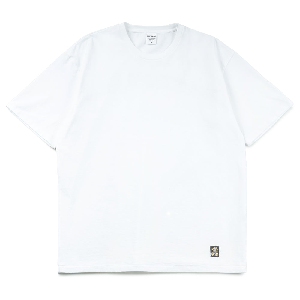 Washed Heavy Weight Crewneck Tee | White