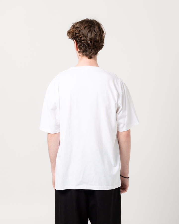 Washed Heavy Weight Crewneck Tee | White