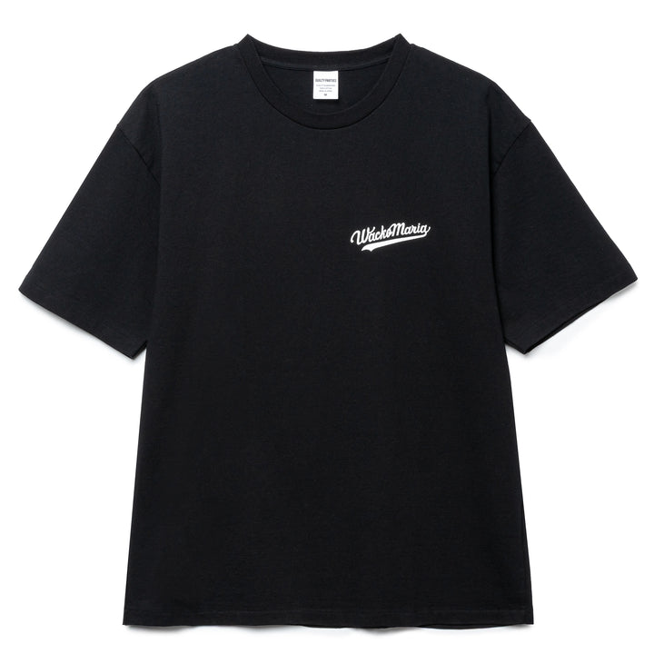 Washed Heavy Weight Crewneck Type-6 Tee | Black