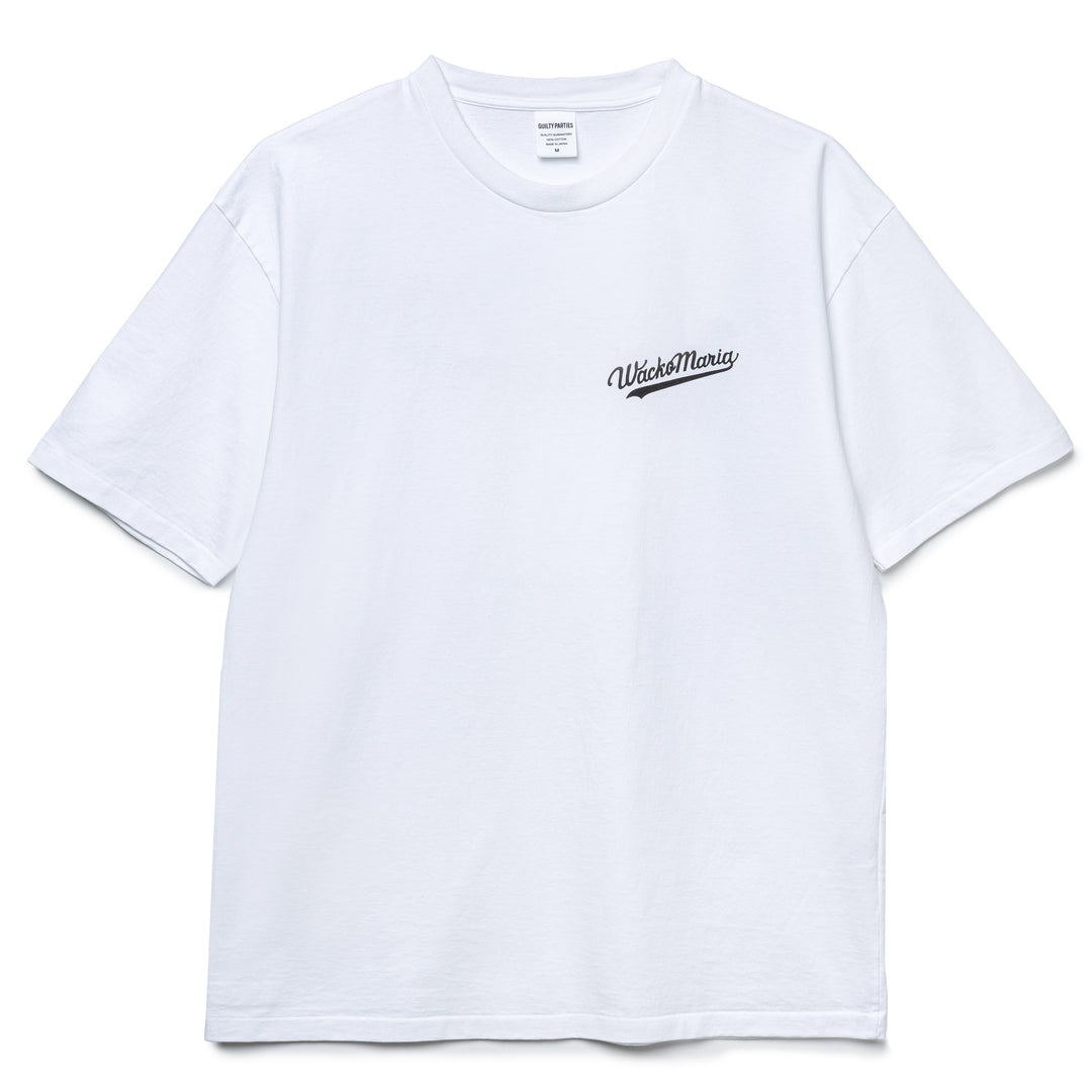 Washed Heavy Weight Crewneck Type-6 Tee | White