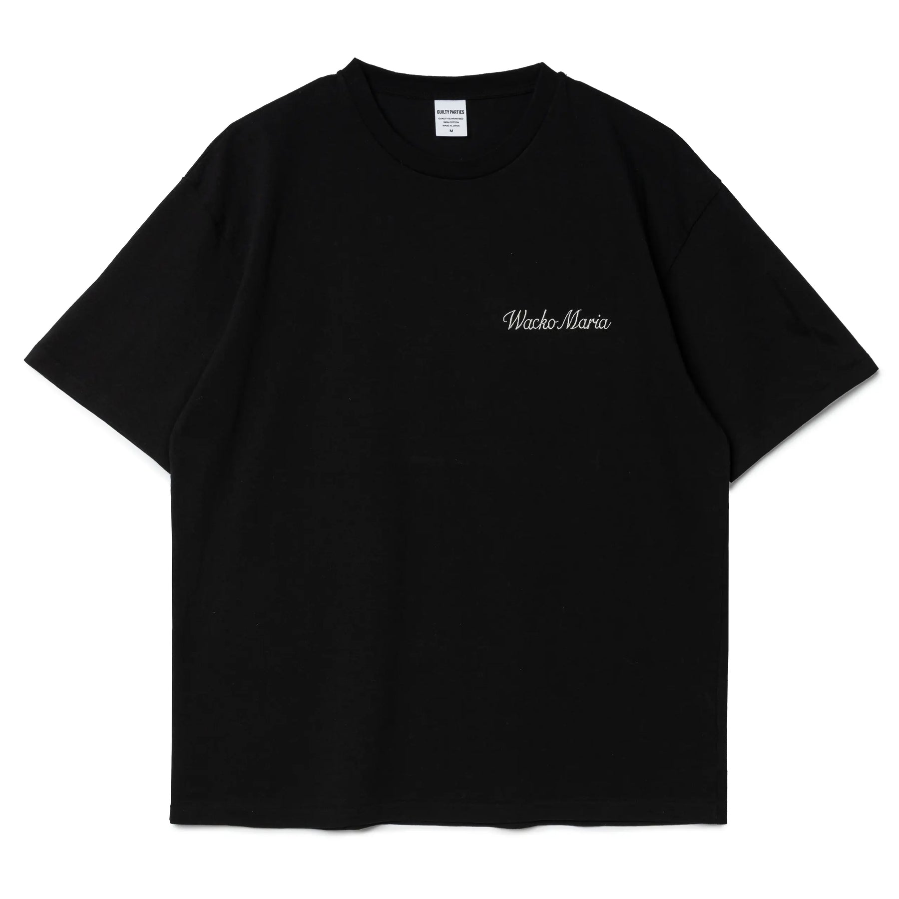 Wacko Maria Washed Heavyweight Tee (Type-7) | Black