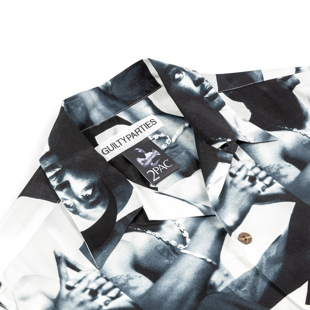 Wacko Maria x Tupac Hawaiian Shirt (Type-2) | White – CROSSOVER