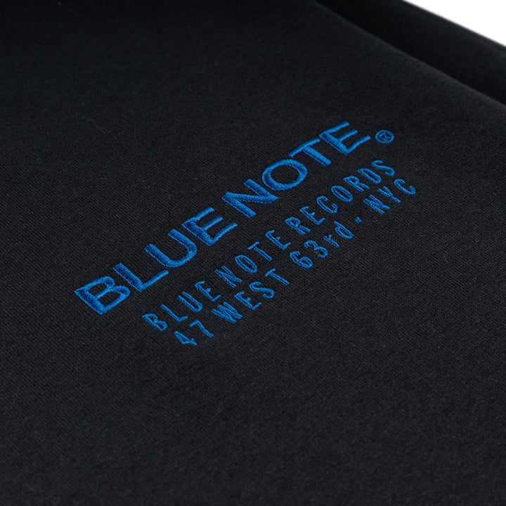 Wacko Maria x Blue Note Crewneck Sweat Shirt | Black