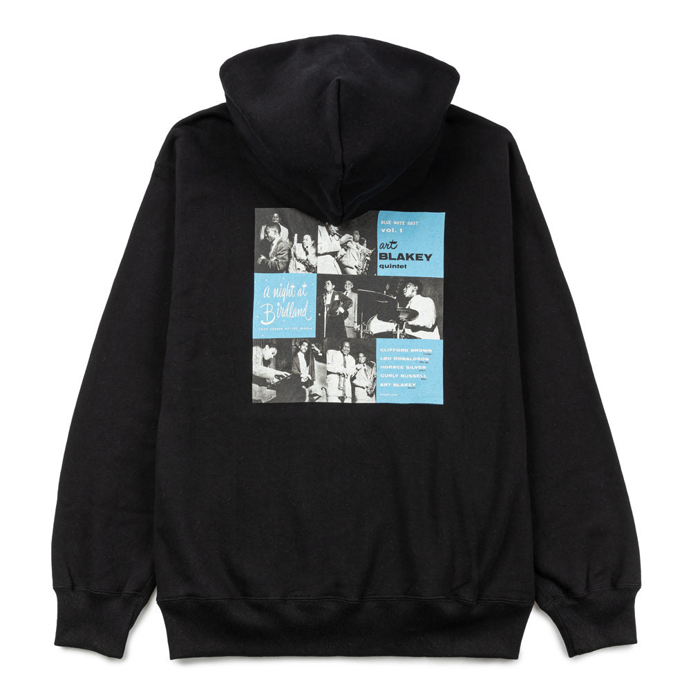 Wacko Maria x Blue Note Middle Weight Pullover Hooded Sweat | Black