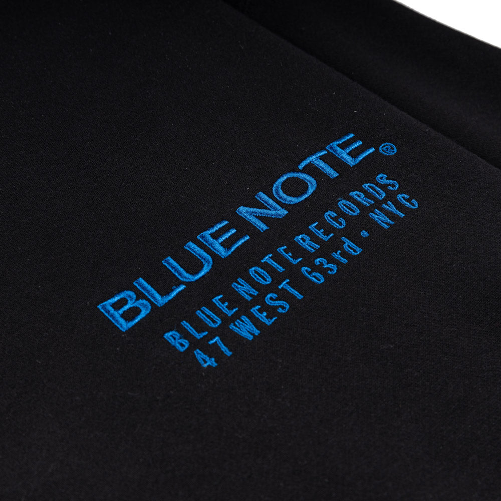 Wacko Maria x Blue Note Middle Weight Pullover Hooded Sweat | Black