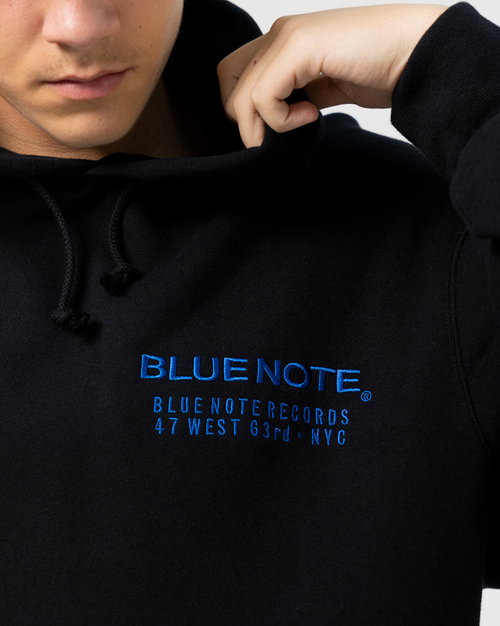 Wacko Maria x Blue Note Middle Weight Pullover Hooded Sweat | Black