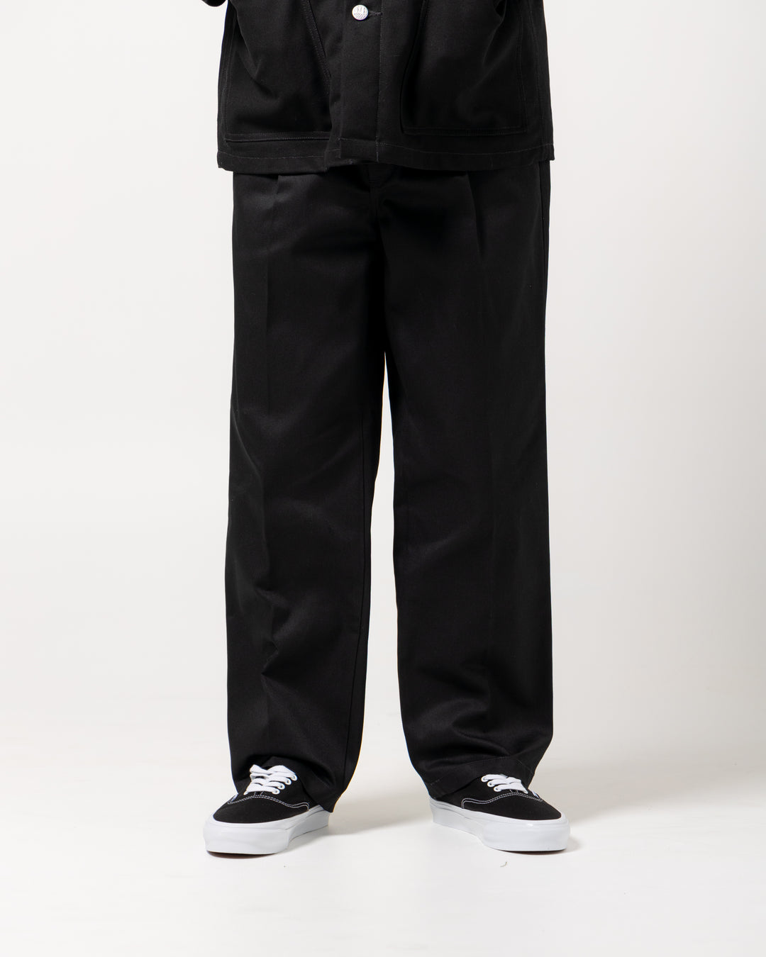 Wacko Maria x Dickies Pleated Trousers | Black