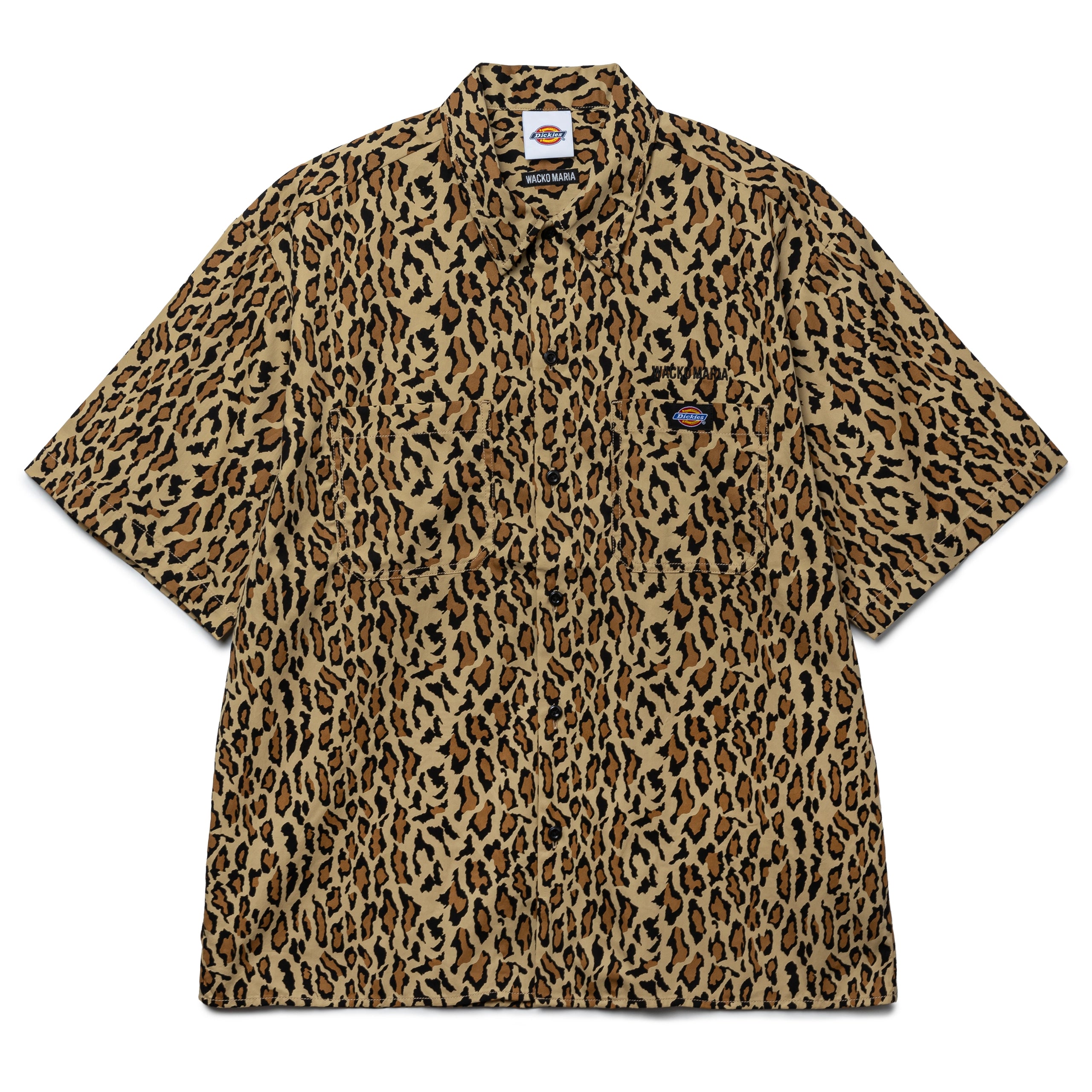 Wacko Maria x Dickies Work Shirt (Type-2) | Leopard Print