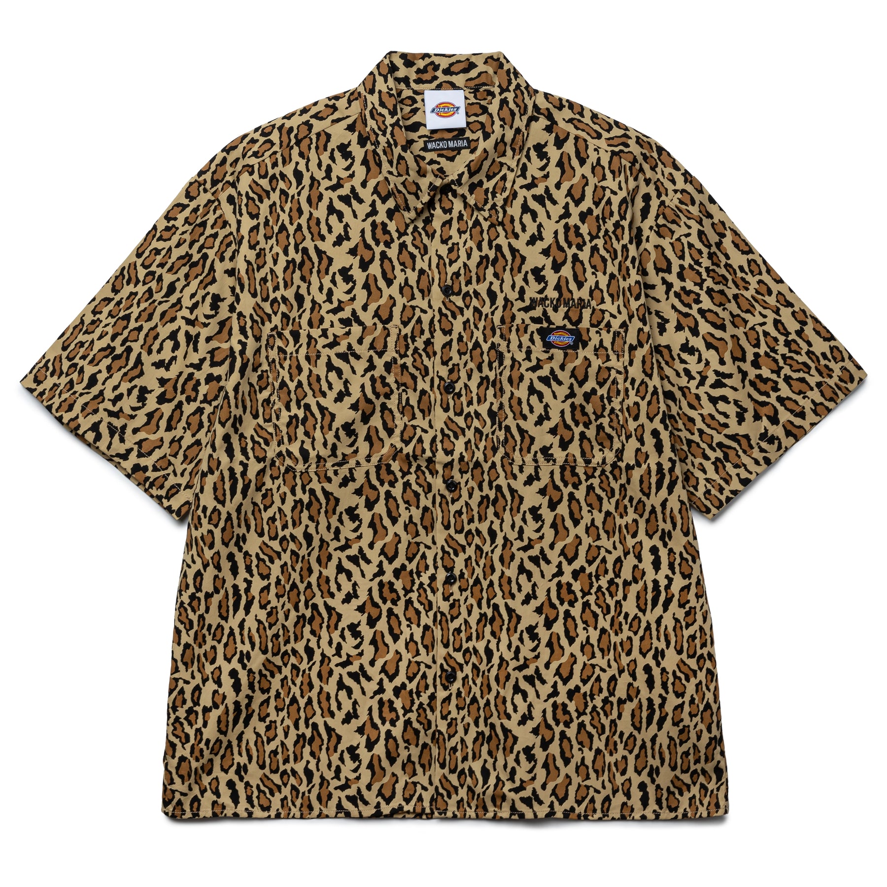 Wacko Maria x Dickies Work Shirt (Type-2) | Leopard Print