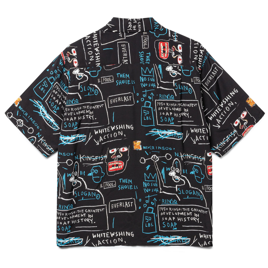 Wacko Maria x Jean-Michel Basquiat Hawaiian Shirt (Type-1) | Black