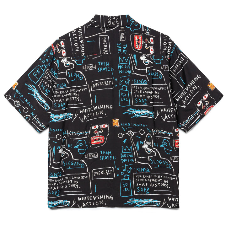 Wacko Maria x Jean-Michel Basquiat Hawaiian Shirt (Type-1) | Black
