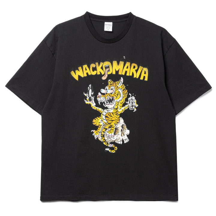 Wacko Maria x Tim Lehi Washed Heavy Weight Crew Neck Tee | Black