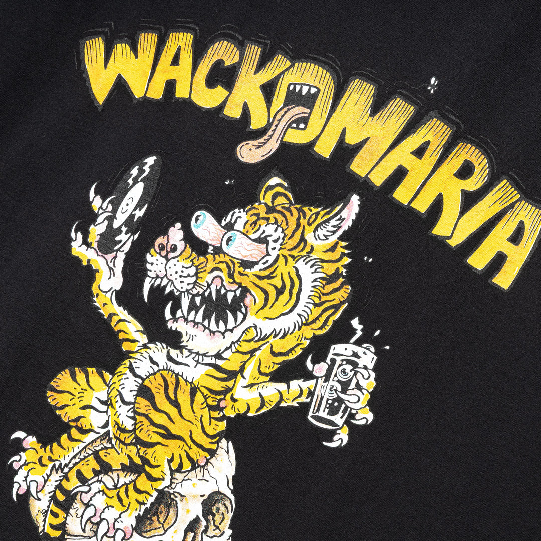 Wacko Maria x Tim Lehi Washed Heavy Weight Crew Neck Tee | Black