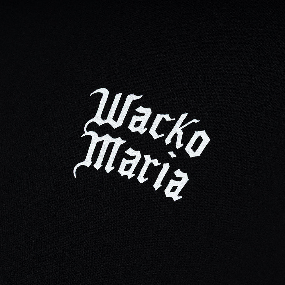 Wacko Maria Washed Heavy Weight Crew Neck (Type 2) Tee | Black